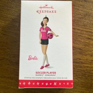 Hallmark Keepsake Soccer Player Barbie Ornament